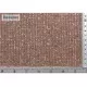 Tile Textured 3D Sheet OO Gauge Terracotta Tile 087TA123