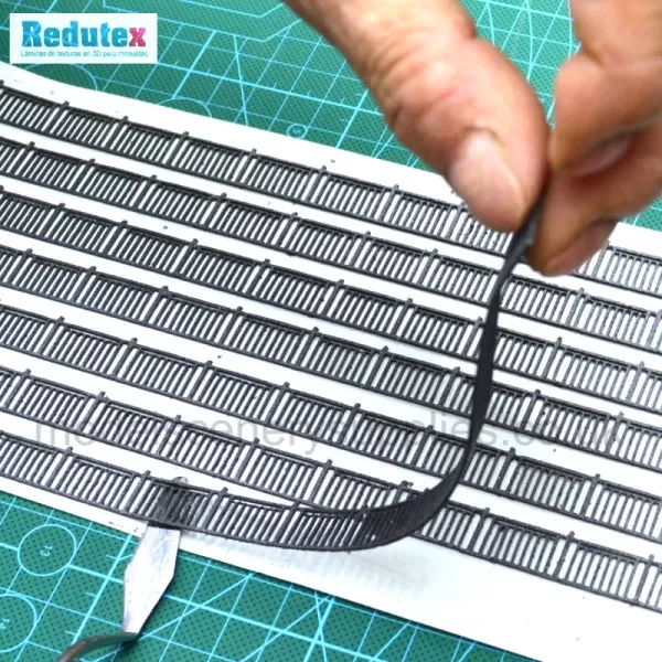 Flexible Fence Railings OO Redutex 087BA125