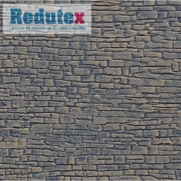 Stone Block Limestone Wall Surface Textured 3D Sheet OO Gauge 087BS214