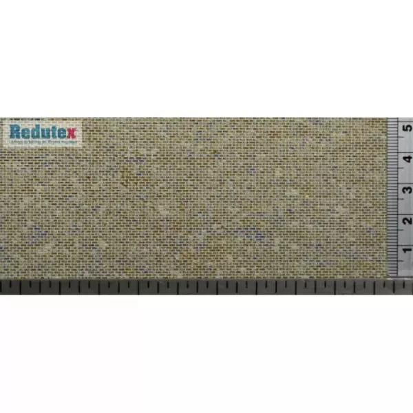 Brick Textured 3D Sheet N Gauge Plain Bond Beige Brick