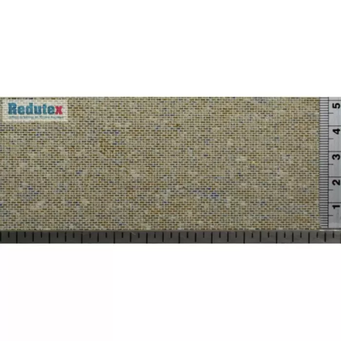 Brick Textured 3D Sheet N Gauge Plain Bond Beige Brick
