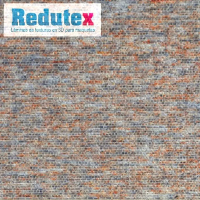 Brick Textured 3D Sheet N Gauge Weathered Engineering Brick