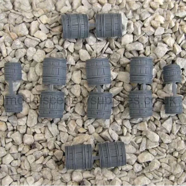 Barrels Mixed pack in Grey 28mm