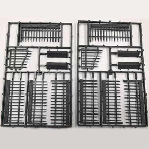 Railing Fence with Gates and Posts 28mm 