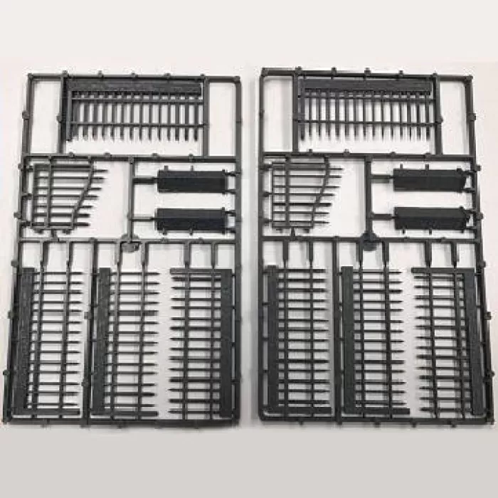 Railing Fence with Gates and Posts 28mm 