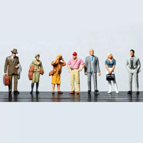 Standing People Travellers O gauge