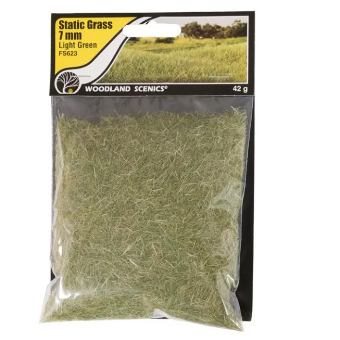 Static grass Light Green 7mm Woodland Scenics FS623