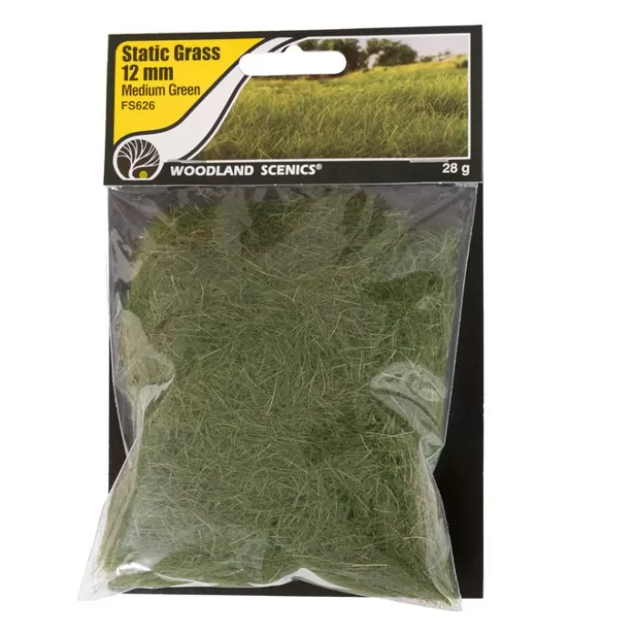 Static grass Medium Green 12mm Woodland Scenics FS626
