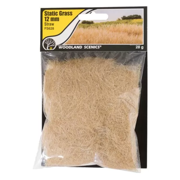 Static grass Straw 12mm Woodland Scenics FS628