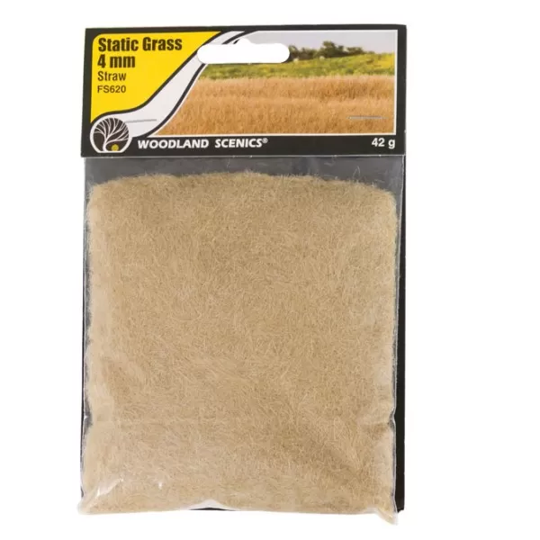 Static grass Straw 4mm Woodland Scenics FS620