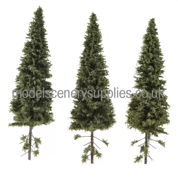 Spruce Trees with dead branches 200mm tall Model Scene SK202