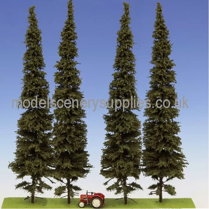 Spruce Trees with dead branches 290mm tall Model Scene SK302
