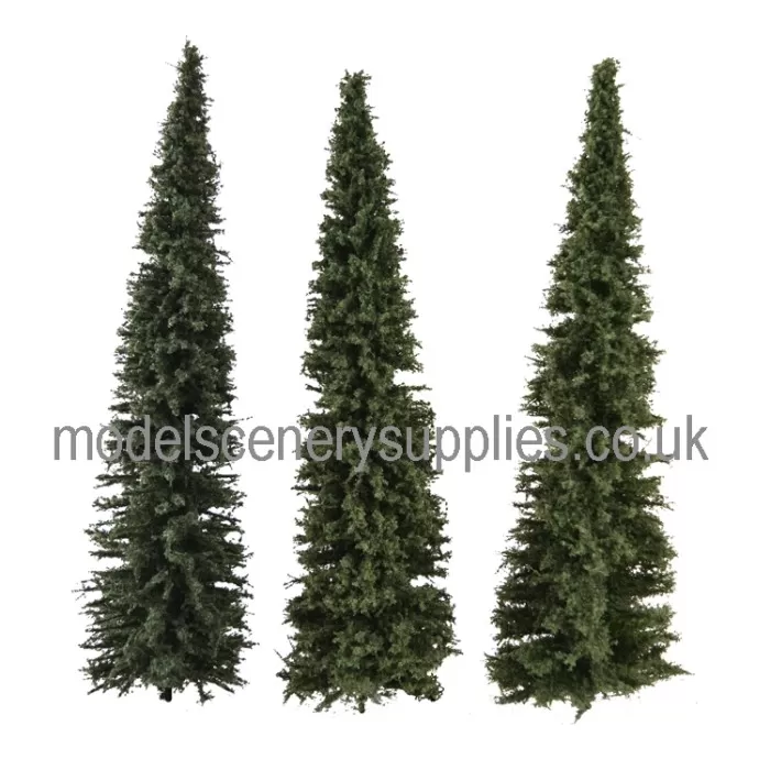 Spruce Trees 100mm tall Model Scene SM100