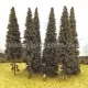 Spruce Trees 100mm tall Model Scene SM100