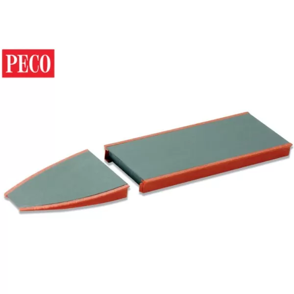 N gauge platform system in Brick ST-90