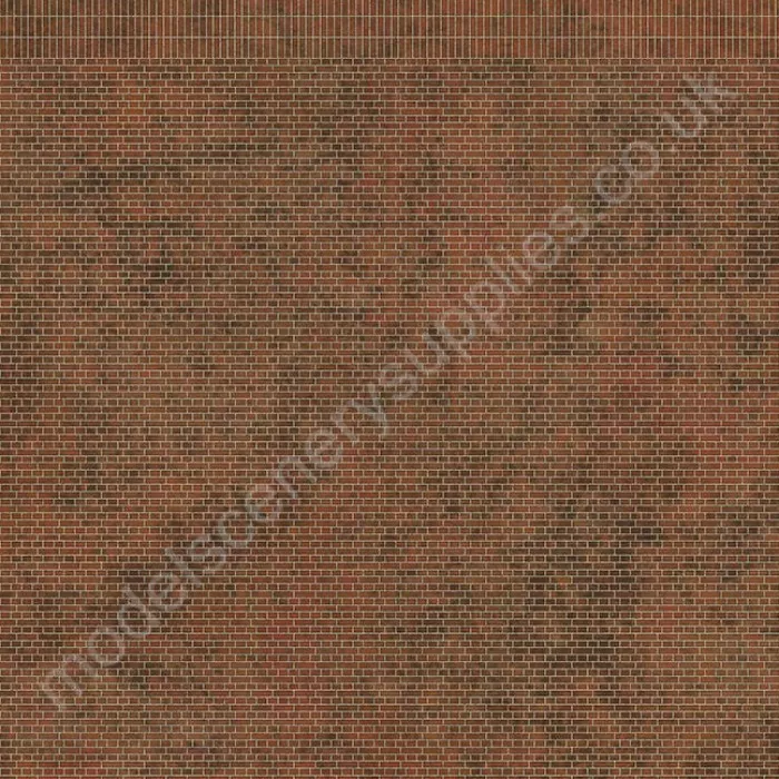 English Bond Dirty Red Brick Building Paper OO TX263