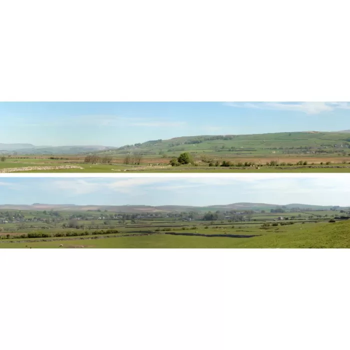 Backscene Yorkshire Dales Settle Junction SG702 OO 12 inch tall