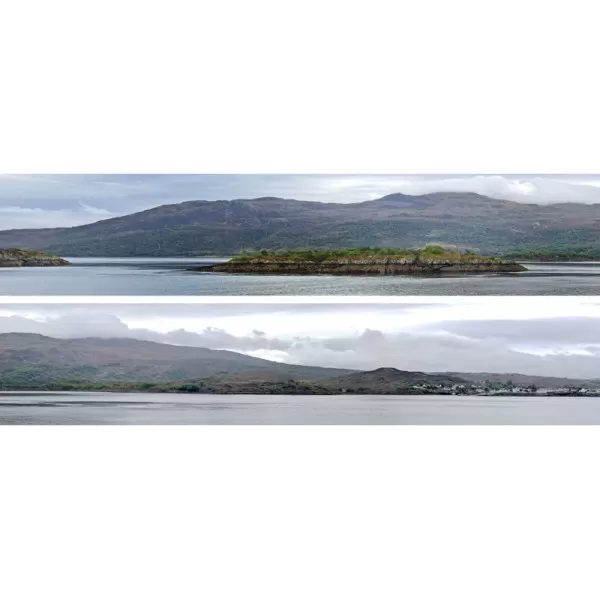 Backscene Kyle Of Lochalsh Terminus SG707 OO 12 inch tall
