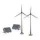 Wind Turbines And Solar Panels SP4448