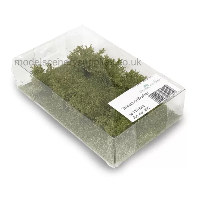Bushes Summer Green 30mm Tall Silhouette 252-22