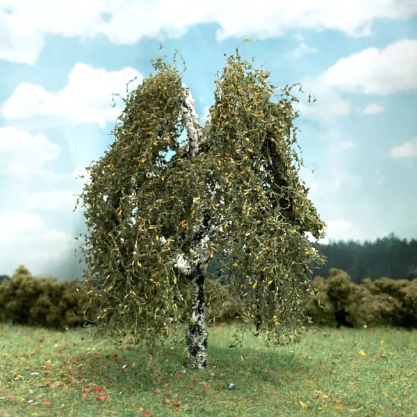 Weeping Birch Trees Autumn 75mm tall (2pack) Silhouette 211-63