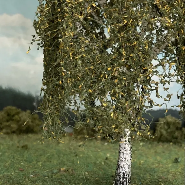 Weeping Birch Autumn 125mm tall Silhouette 211-53
