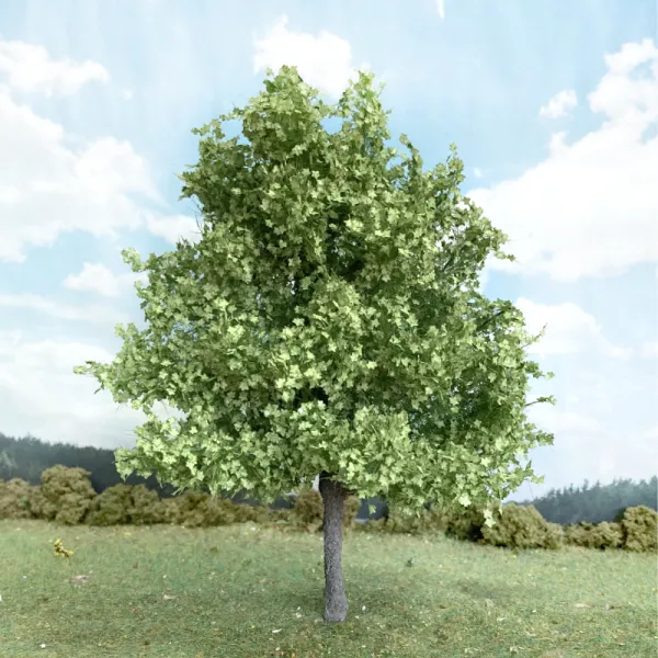 Maple Tree Spring Green 160mm tall Silhouette 230-51