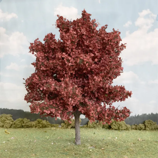 Maple Tree Autumn Red 160mm tall Silhouette 230-54