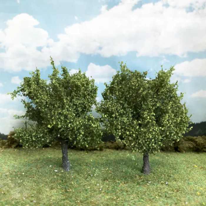 Maple Trees Green 75mm tall (2pack) Silhouette 230-61