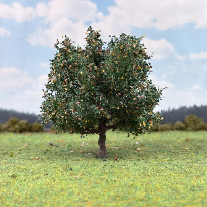 Oak Tree Autumn 100mm tall  Silhouette 280-63