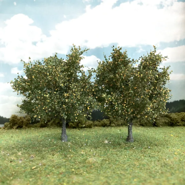 Chestnut Trees Spring 75mm tall (2pack) Silhouette 291-63