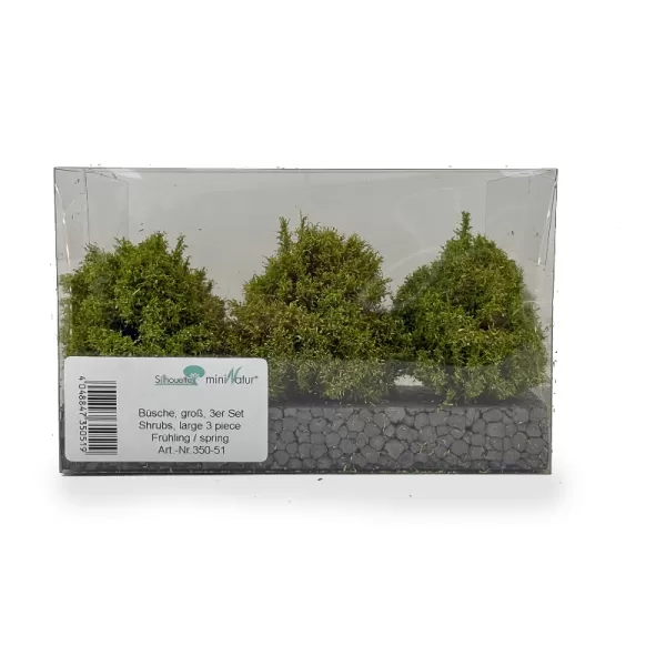 Bushes Spring Green 60mm Tall Silhouette 350-51