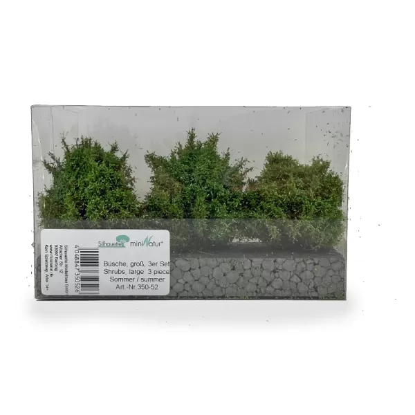 Bushes Summer Green 60mm Tall Silhouette 350-52