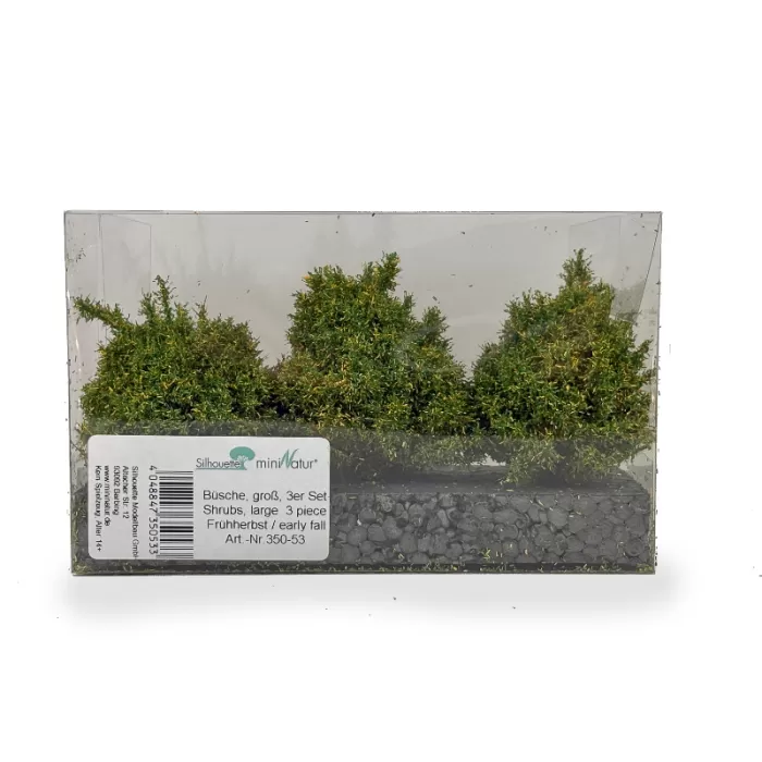 Bushes Early Autumn 60mm Tall Silhouette 350-53