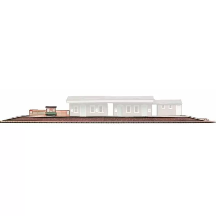 Island Platform Red Brick OO - Superquick A3