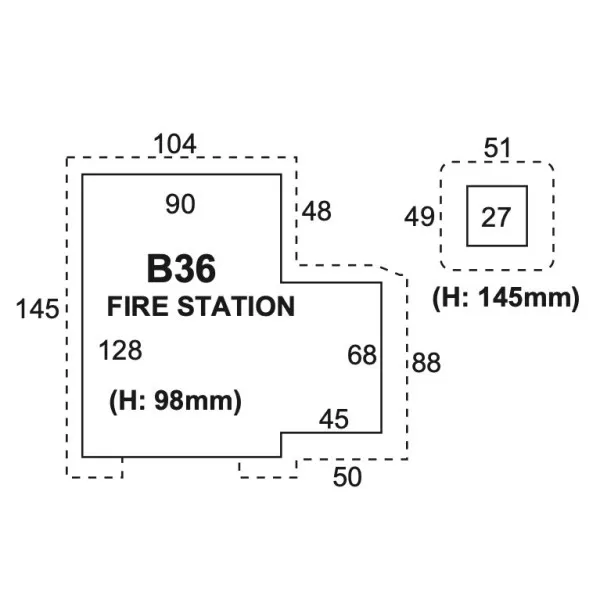 Country Fire Station OO - Superquick B36