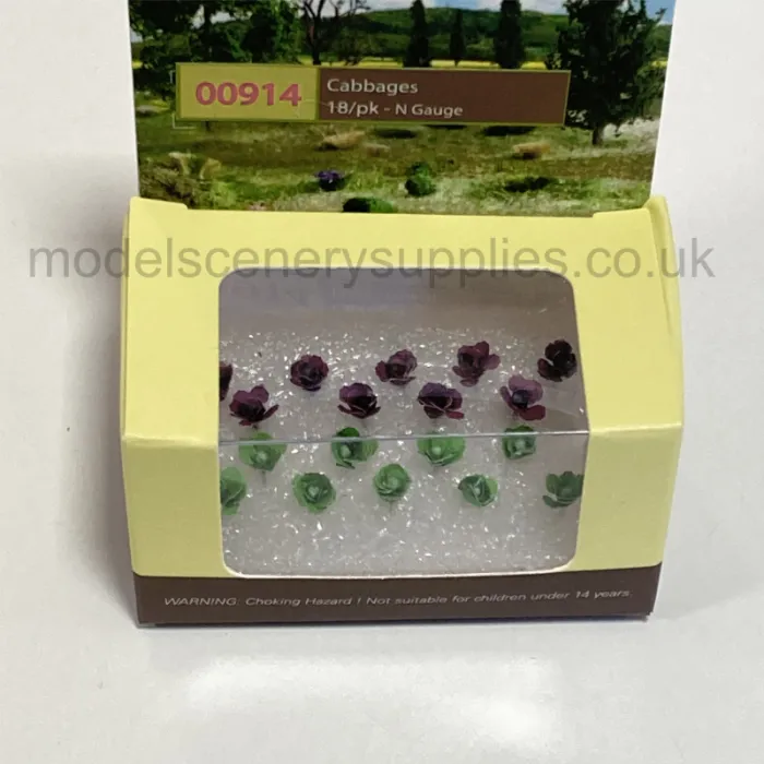 Cabbage plants N Gauge  00914