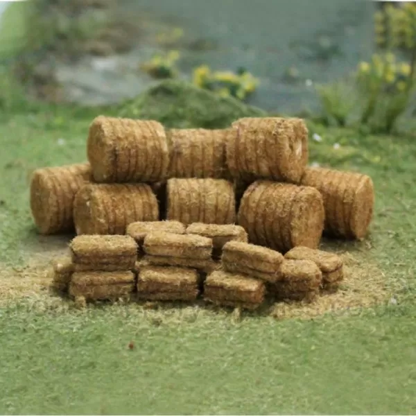 Straw Bales N gauge