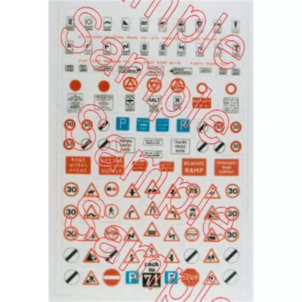 Road Sign N gauge Tiny Signs  TSN71