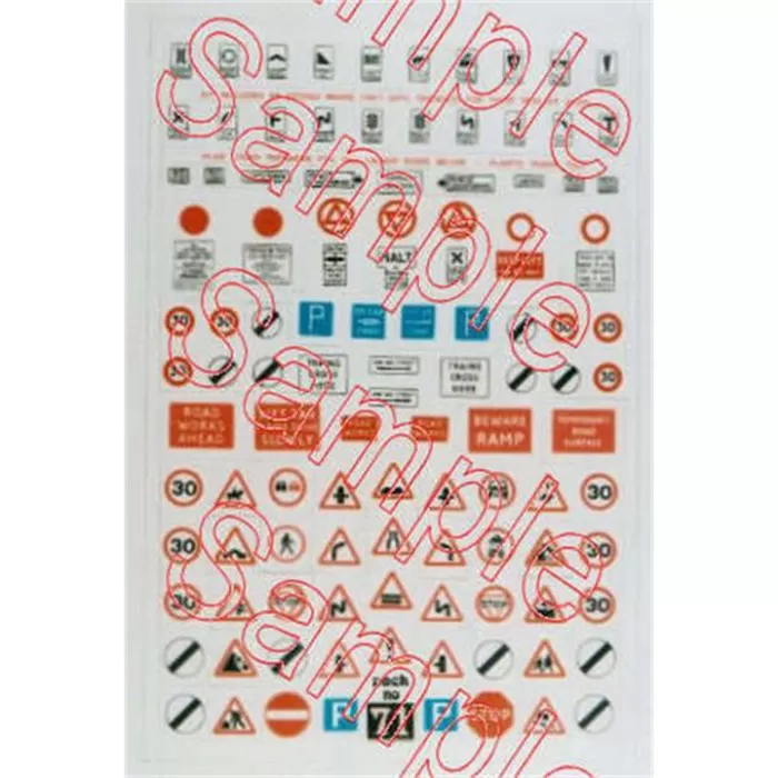 Road Sign N gauge Tiny Signs  TSN71