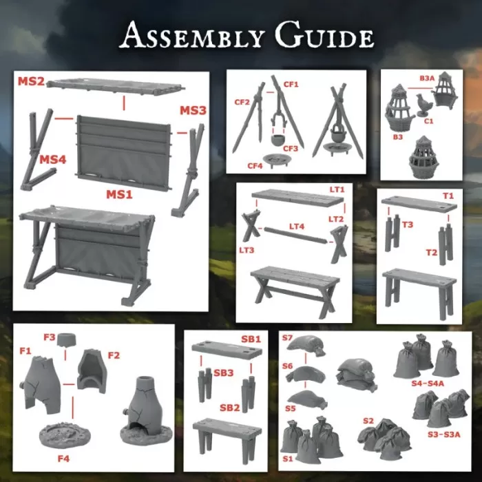 Market Stall 28mm Victrix VXE008