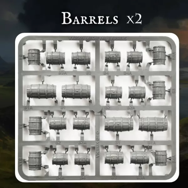 Barrels Mixed Pack 28mm Victrix VXE009