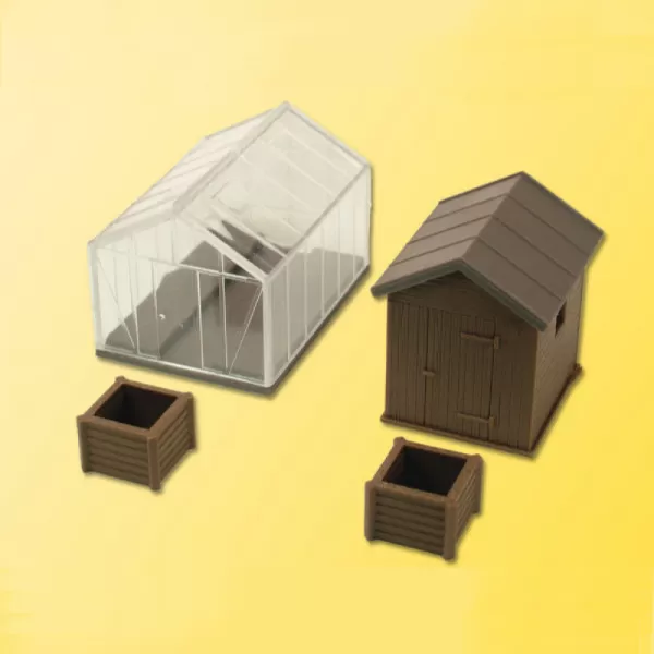 Greenhouse and Garden Shed OO