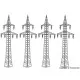 Electricity pylons OO