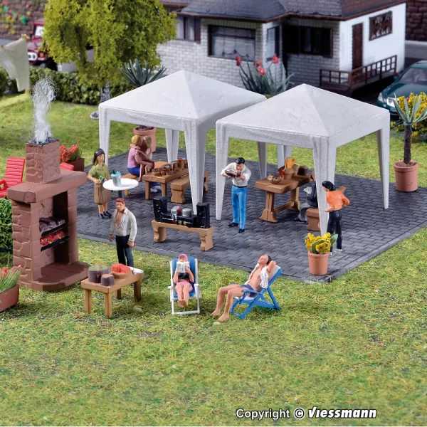 Party tent Gazebo OO Vollmer 45130