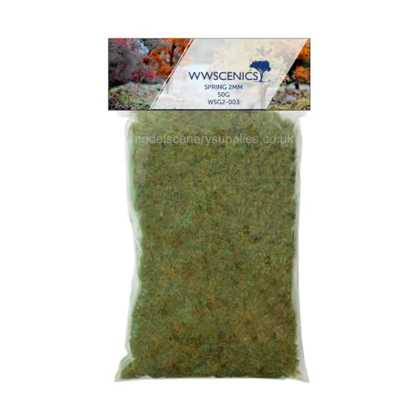 Static Grass Spring Green 4mm WSG4-003