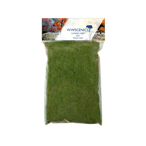 Static Grass Summer Green 2mm WSG2-012