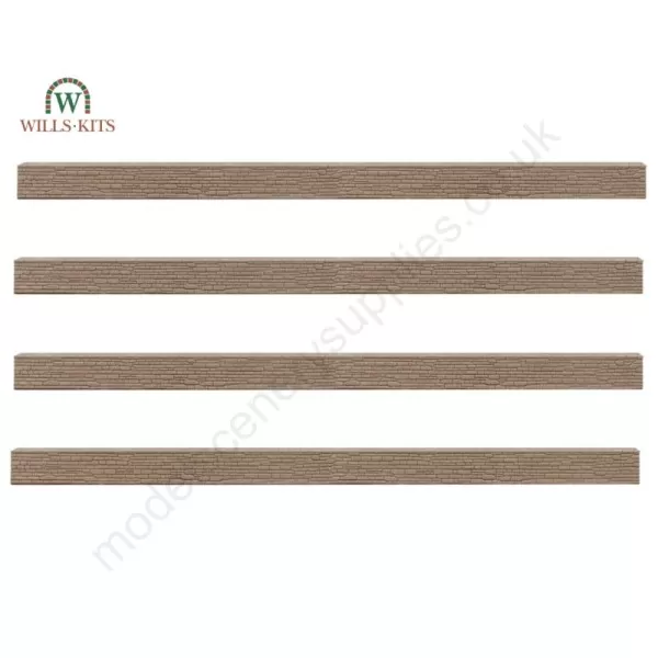 Dressed Stone Wall OO Wills SS36