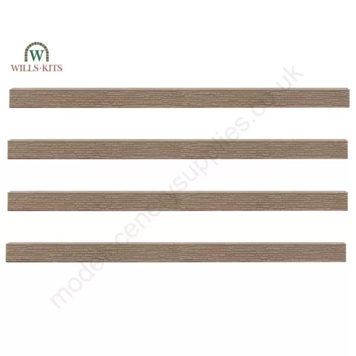 Dressed Stone Wall OO Wills SS36