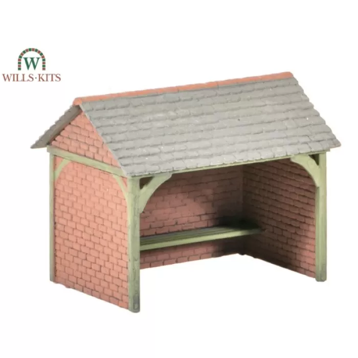 Bus Stop Shelter OO Wills SS75